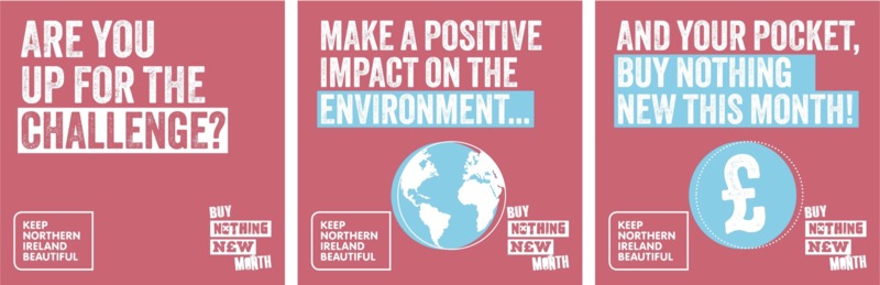 Image for Are you up for the challenge, Make a positive impact on the environment, And your pocket, Buy Nothing New this month